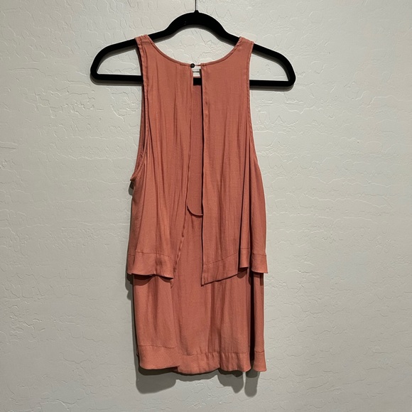 Free People Layered Tank with Open Back in Terracotta, Size Small - Picture 8 of 8